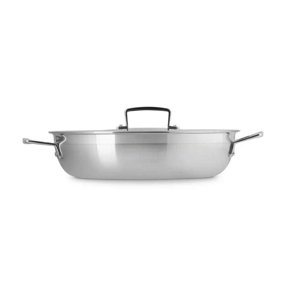 Tegame Basso Antiaderente In Acciaio Inox - Image 3