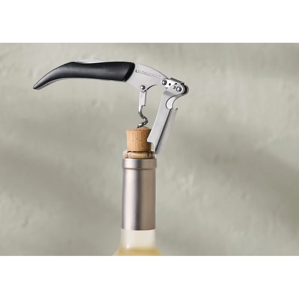 WT-100 L'Amico Del Sommelier Cavatappi A Leva In Acciaio Inox - Image 21