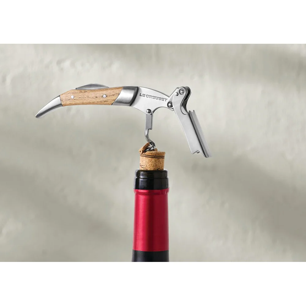 WT-100 L'Amico Del Sommelier Cavatappi A Leva In Acciaio Inox - Image 5