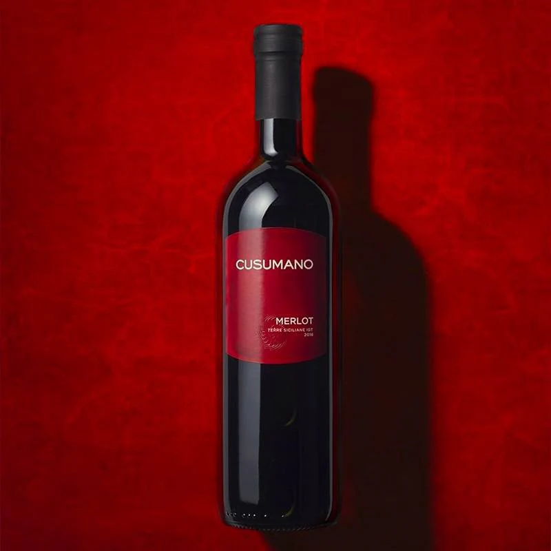 Merlot Terre Siciliane IGT 2021 Cantine Cusumano - Image 2