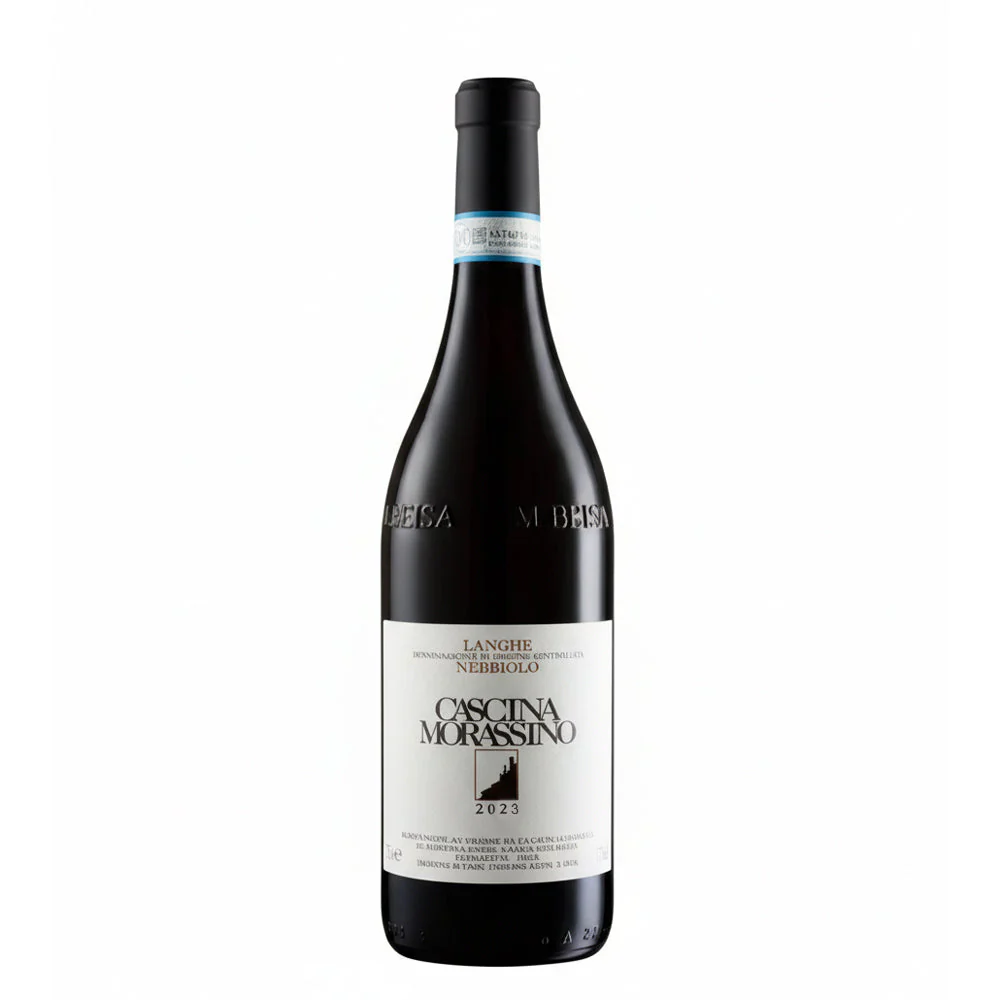 Nebbiolo Langhe DOC 2023 Cascina Morassino + 6 Calici Burgundy Harmony 72,4 cl - Image 3