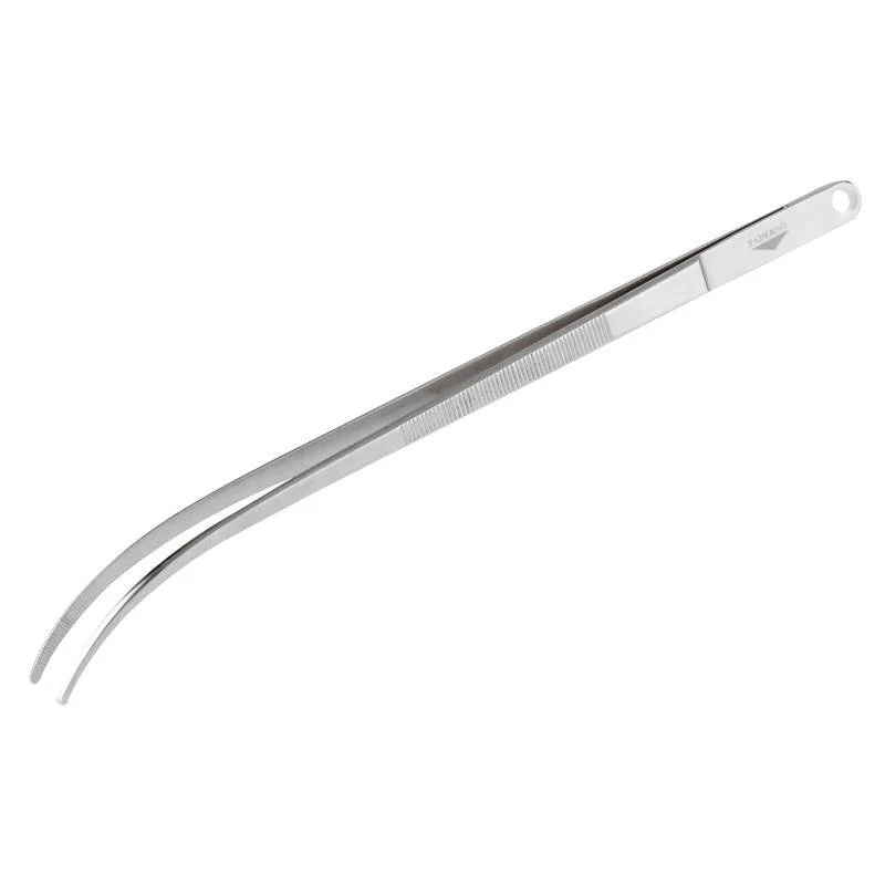 Kitchen Pastry & Bar Pinze Impiattamento Ricurve In Acciaio Inox