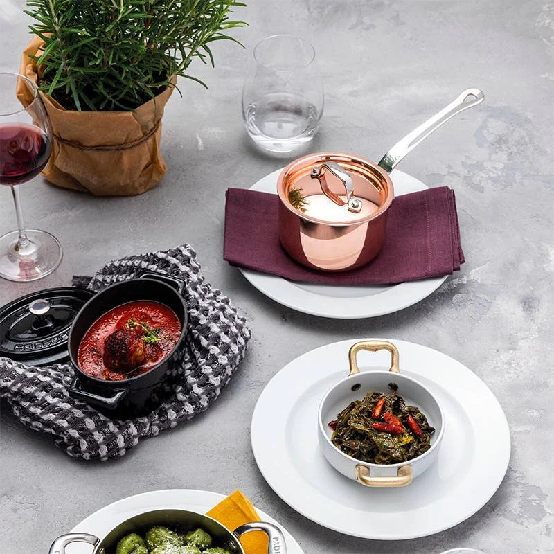 Serie 15600 Miniature Casseruola Alta Con Manico 3-PLY - Image 2