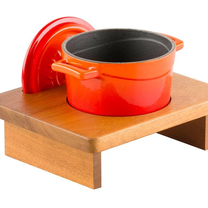 Supporto Casseruola Per 1 Casseruolina In Legno - Image 2