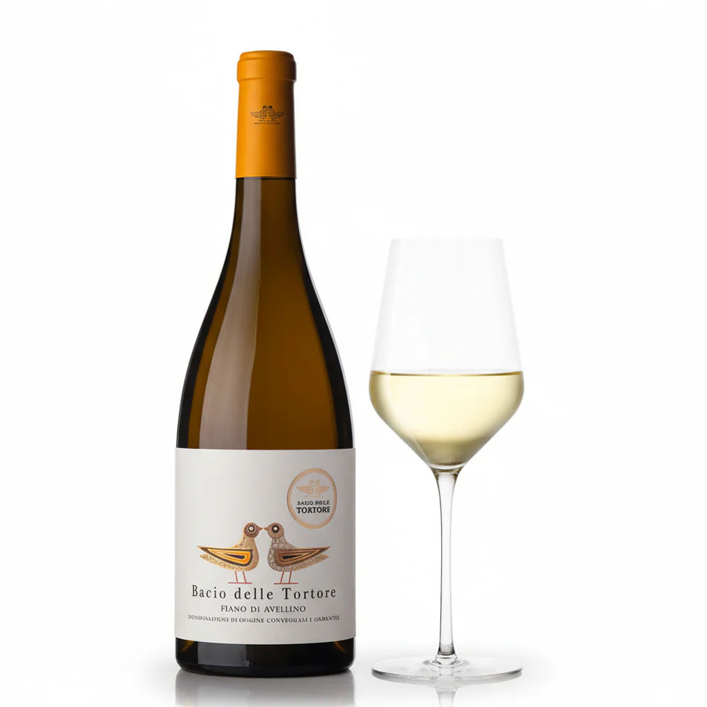 Passo delle Tortore Fiano di Avellino DOCG 2024 + Set 6 Calici Vino Bianco Starlight 41 cl - Image 2