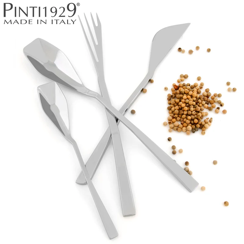 Alberi D'Inverno Servizio Posate In Acciaio Inox - Set 24 Pz - Image 2