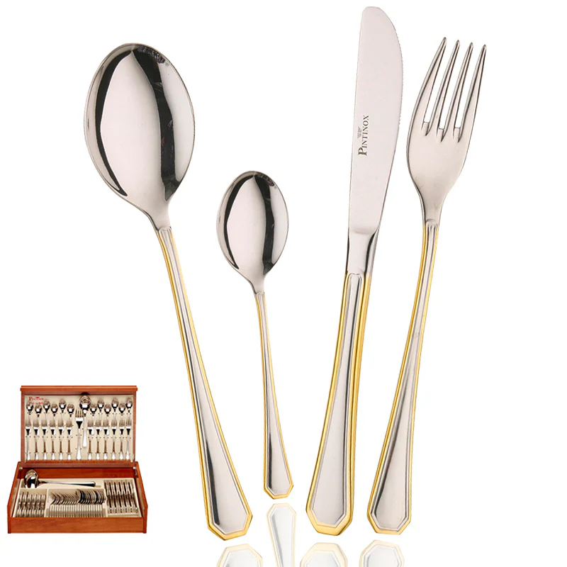 America Servizio Posate In Acciaio Inox - Set 75 Pz