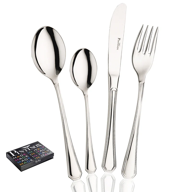 America Servizio Posate In Acciaio Inox - Set 75 Pz - Image 2