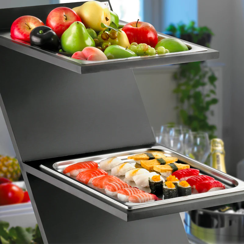 Buffet Alzata In Acciaio Inox - Image 2