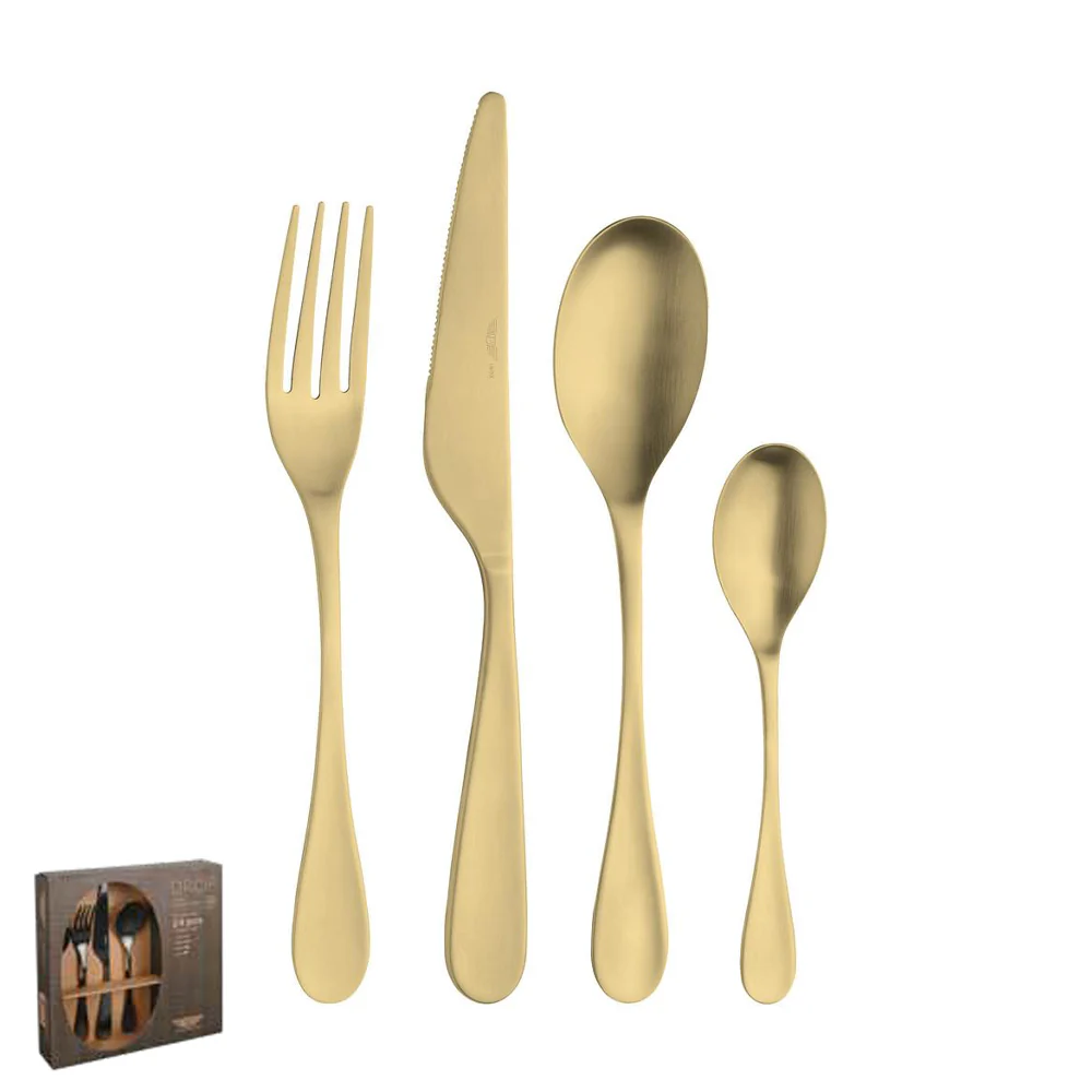 Drop Prima Servizio Posate In Acciaio Inox - Set 24 Pz - Image 13