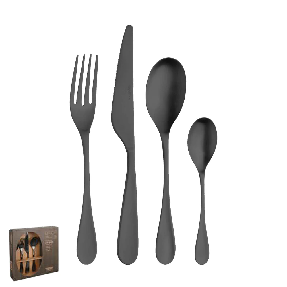 Drop Prima Servizio Posate In Acciaio Inox - Set 24 Pz - Image 14