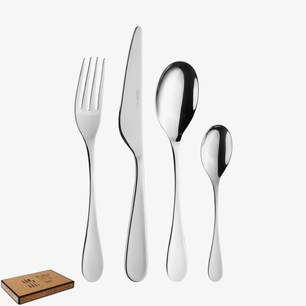 Drop Prima Servizio Posate In Acciaio Inox - Set 24 Pz - Image 15