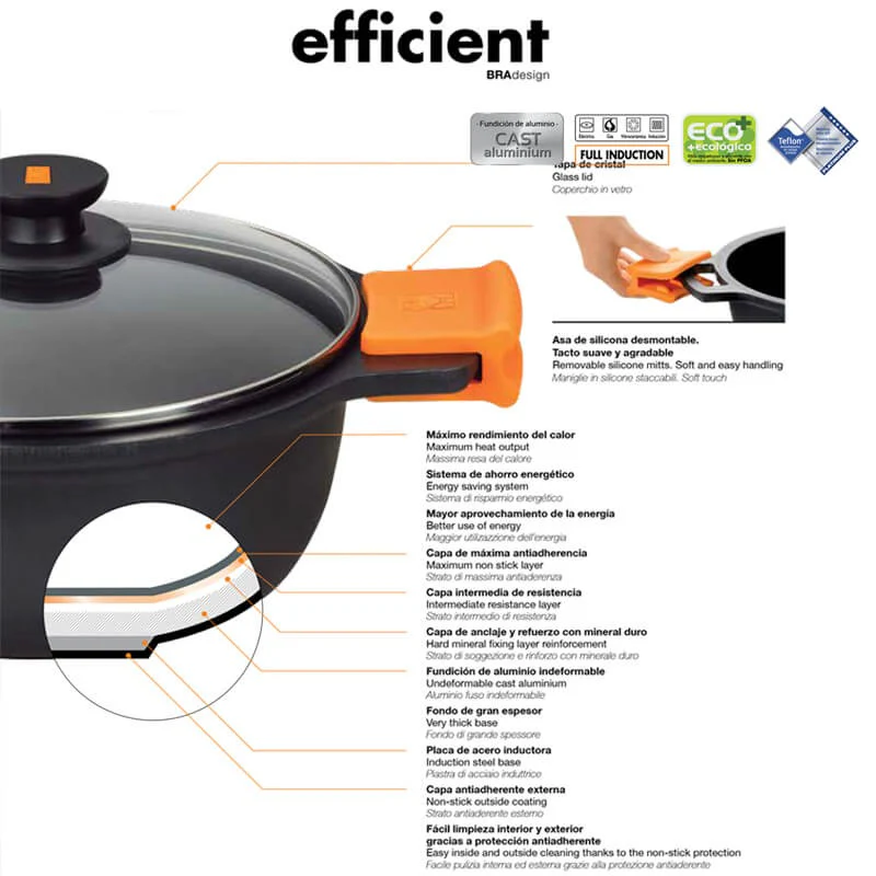 Efficient Casseruola Bassa In Alluminio Pressofuso - Image 4