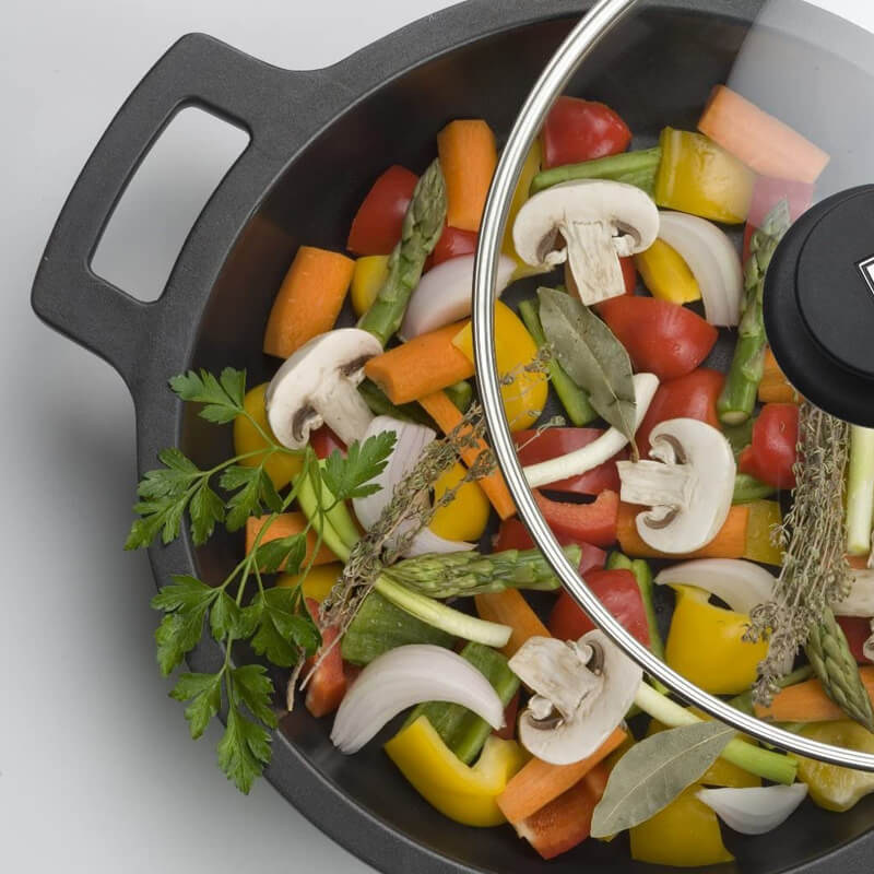 Efficient Wok In Alluminio Con Coperchio - Image 8