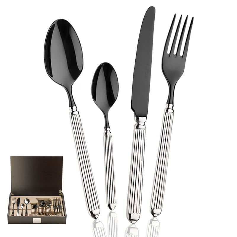 Ellade Servizio Posate In Acciaio Inox Forgiato - Set 24 Pz - Image 5