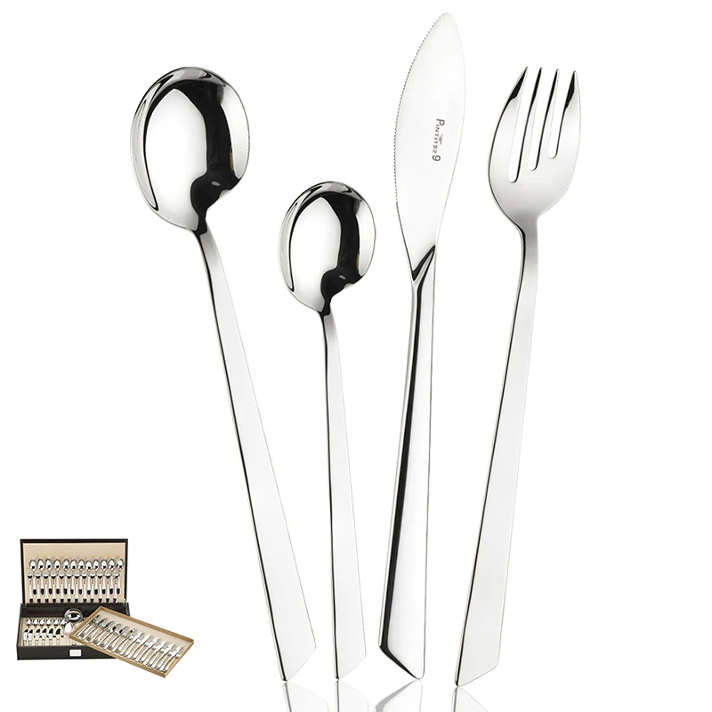 Euclide Servizio Posate In Acciaio Inox - Set 75 Pz