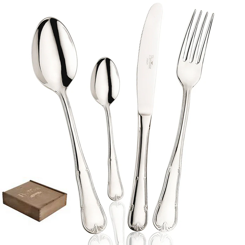 Expo Servizio Posate In Acciaio Inox - Set 48 Pz