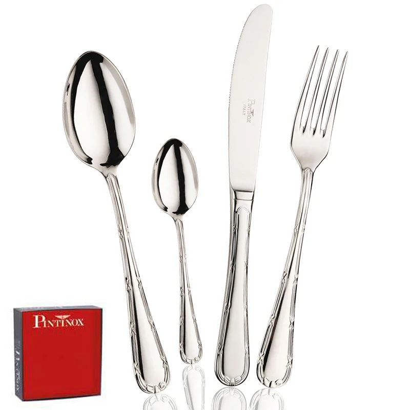Filet Servizio Posate In Acciaio Inox - Set 24 Pz - Image 2