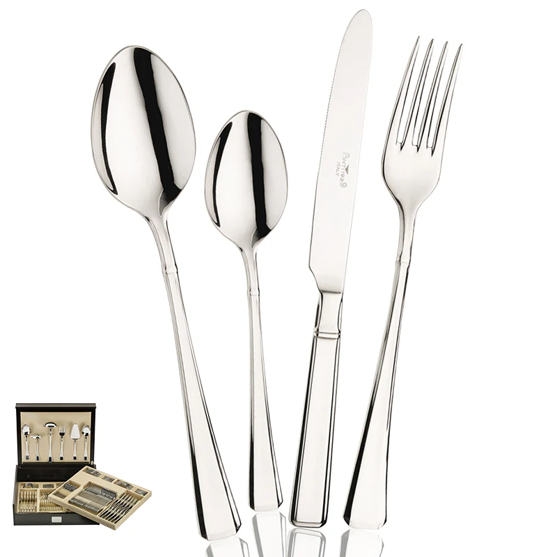 Leonardo Servizio Posate In Acciaio Inox - Set 126 Pz - Image 3