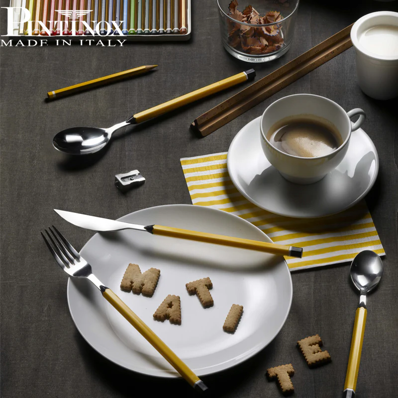 Matite Servizio Posate In Acciaio Inox - Set 24 Pz - Image 4