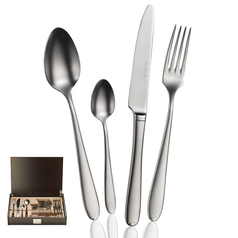 Palladium Servizio Posate In Acciaio Inox - Set 24 Pz