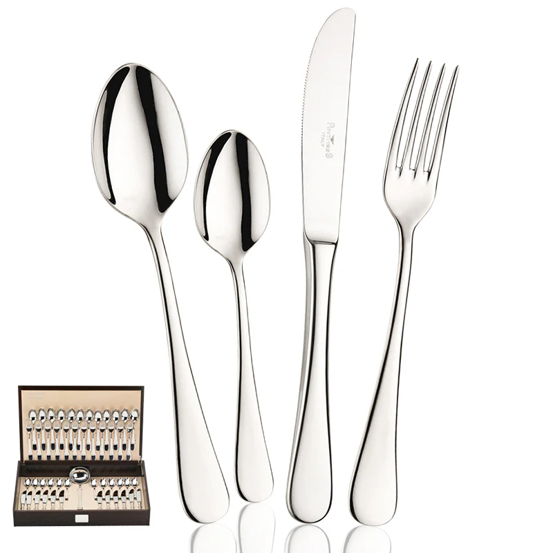 Pitagora Servizio Posate In Acciaio Inox - Set 49 Pz