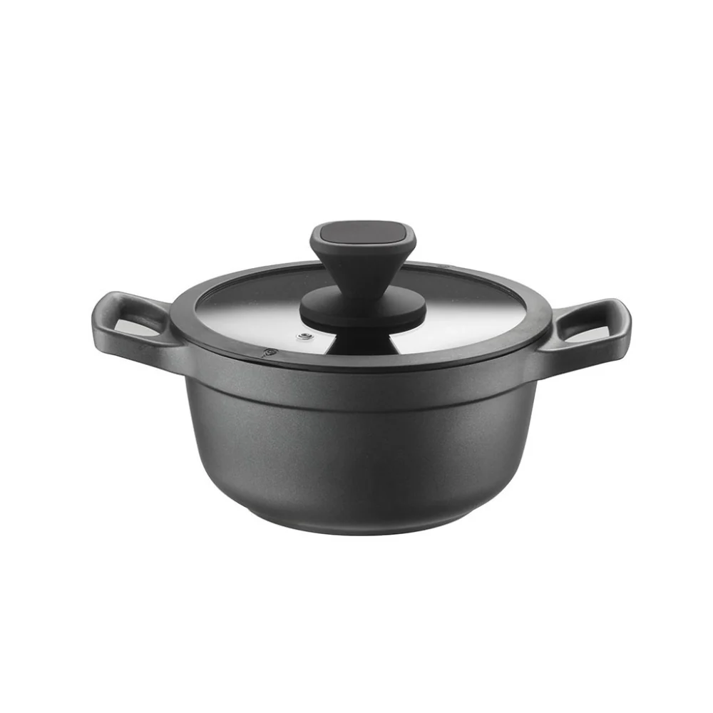 Pro Casseruola Alta Con Coperchio In Alluminio Antiaderente - Image 12