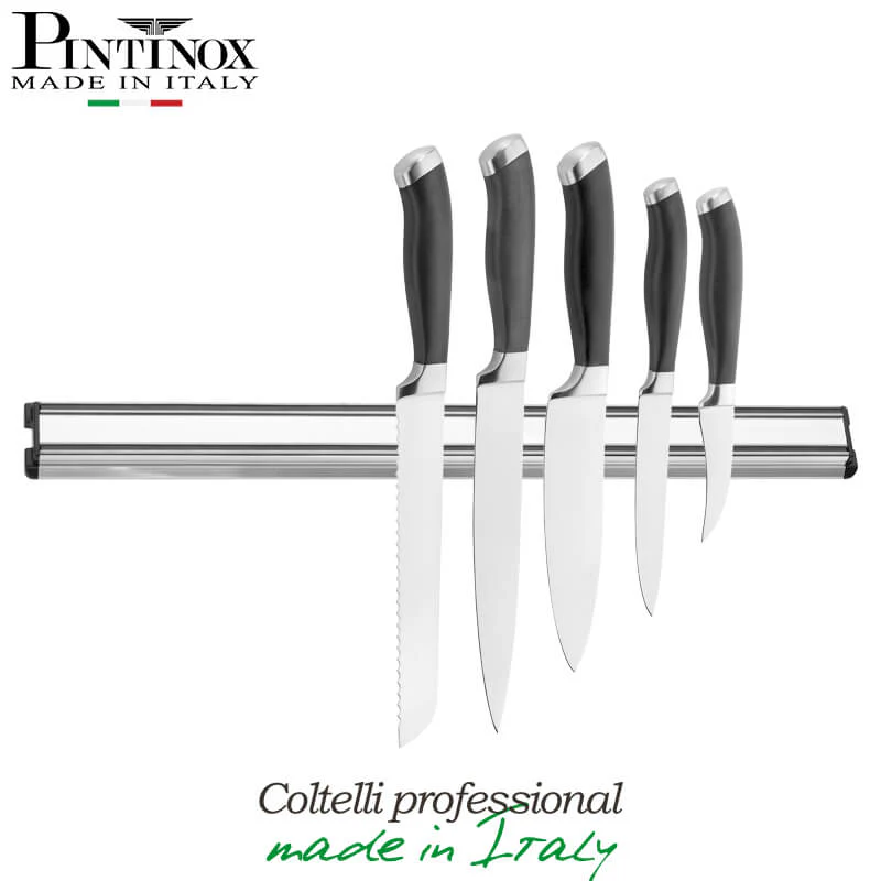Professionali Coltelli Con Ceppo In Acciaio Inox - Set 6 Pz - Image 4