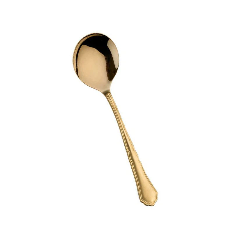 Settecento Cucchiaio Brodo In Acciaio Inox - Set 12 Pz - Image 3