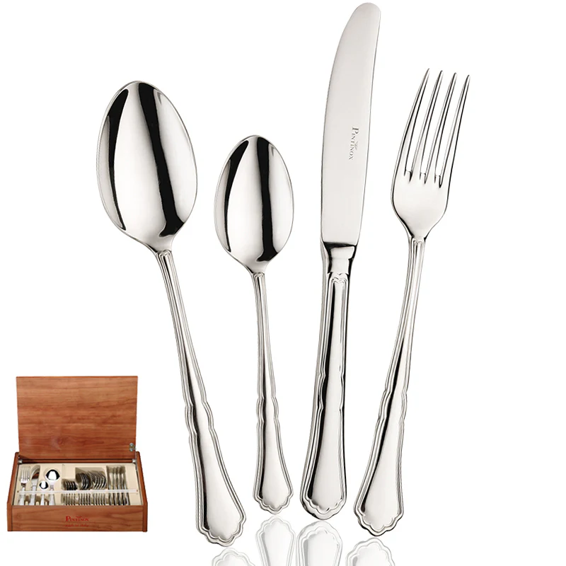 Settecento Servizio Posate In Acciaio Inox - Set 24 Pz - Image 17