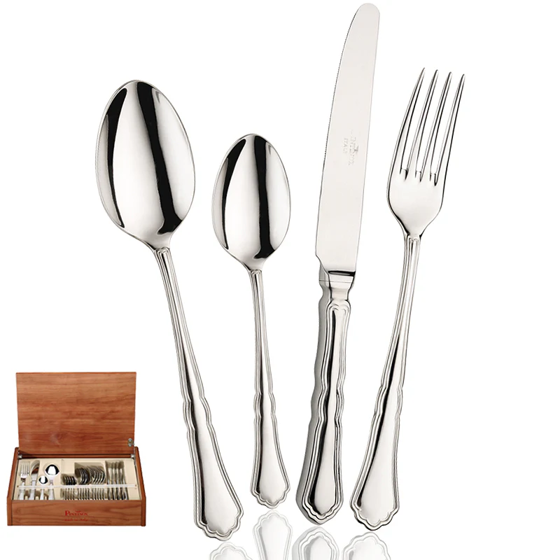 Settecento Servizio Posate In Acciaio Inox - Set 24 Pz - Image 19