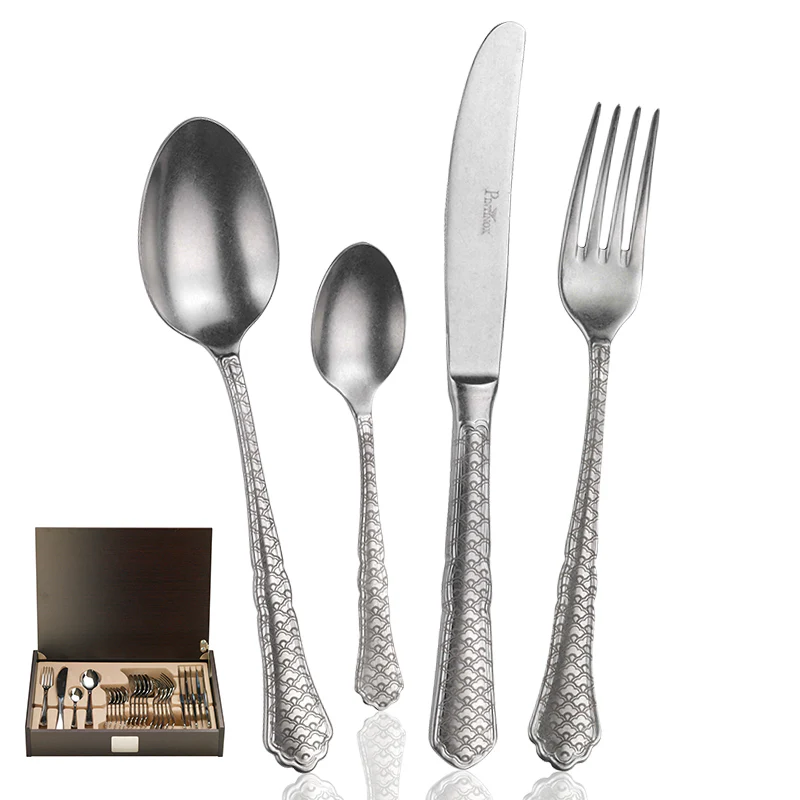 Settecento Servizio Posate In Acciaio Inox - Set 24 Pz - Image 21