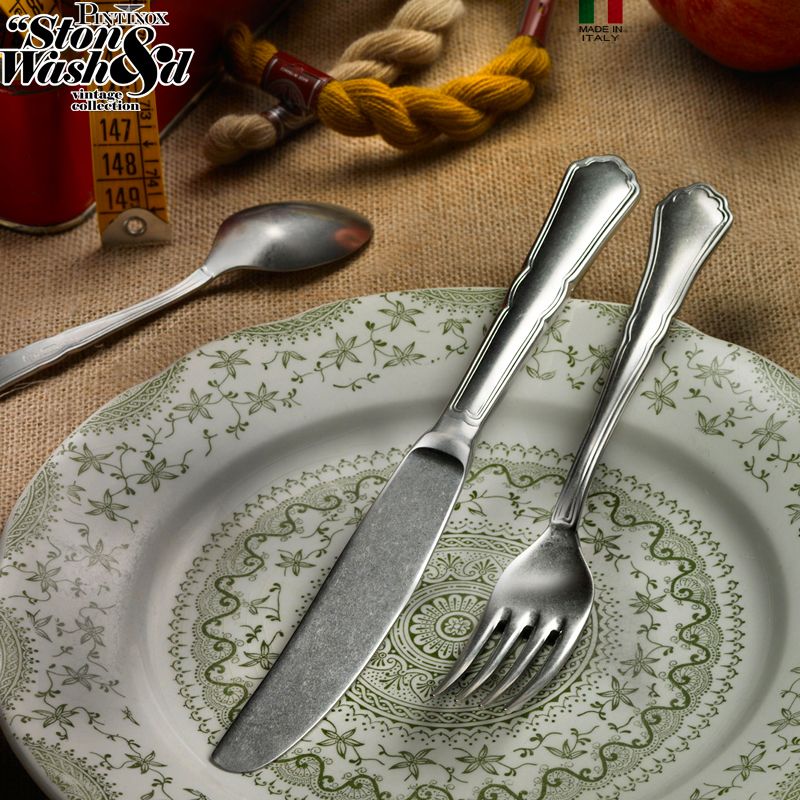 Settecento Servizio Posate In Acciaio Inox - Set 24 Pz - Image 24