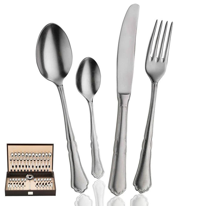 Settecento Servizio Posate In Acciaio Inox - Set 49 Pz - Image 11