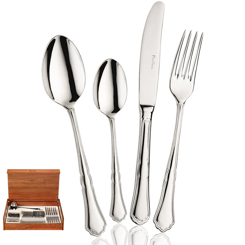 Settecento Servizio Posate In Acciaio Inox - Set 49 Pz - Image 9
