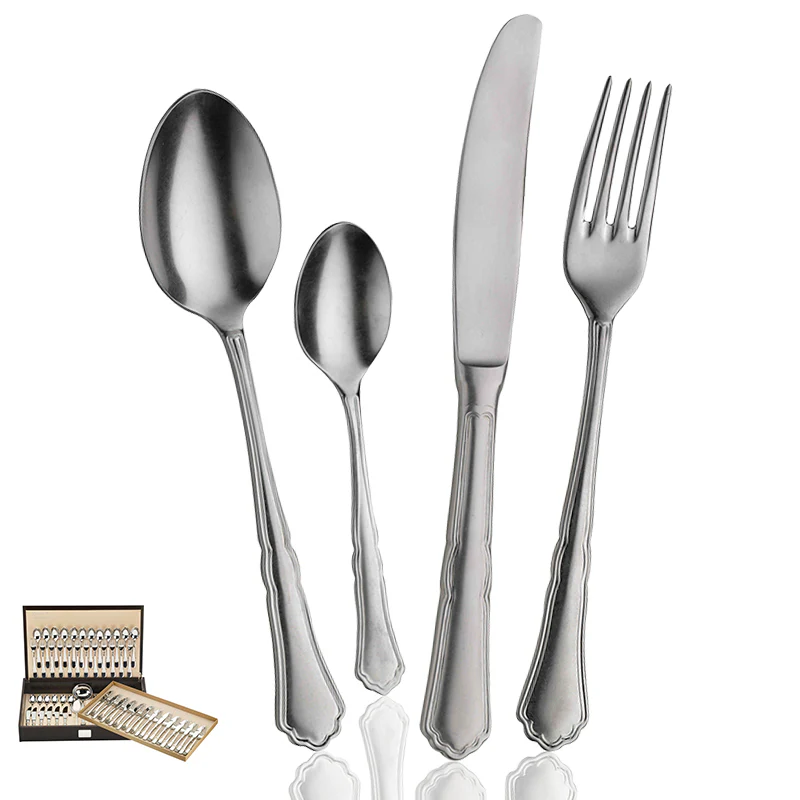 Settecento Servizio Posate In Acciaio Inox - Set 75 Pz - Image 13