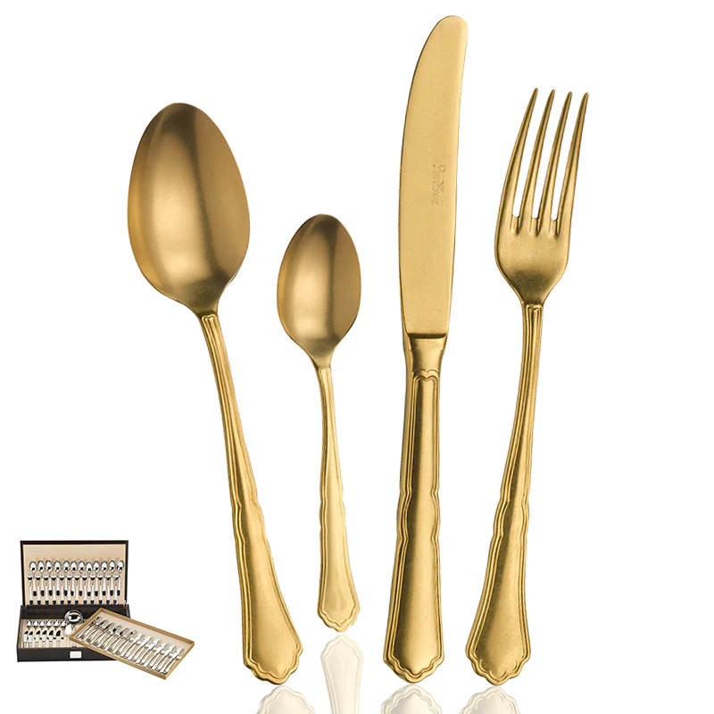 Settecento Servizio Posate In Acciaio Inox - Set 75 Pz - Image 3