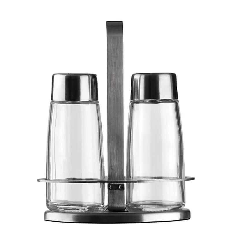 Taste Macina Sale E Pepe In Acciaio Inox - Vetro - Set 2 Pz