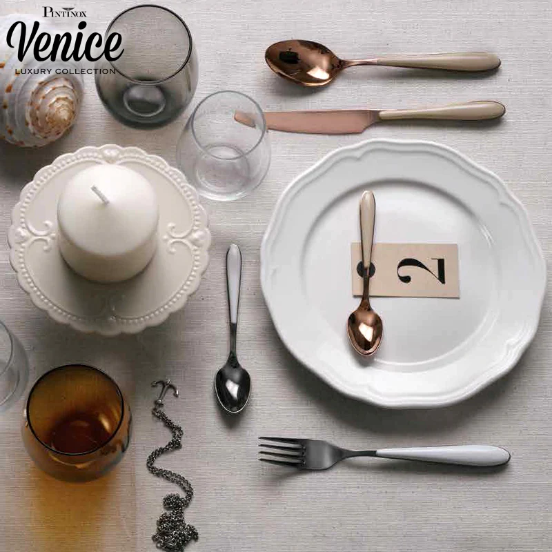 Venice Servizio Posate In Acciaio Inox - Set 16 Pz - Image 11