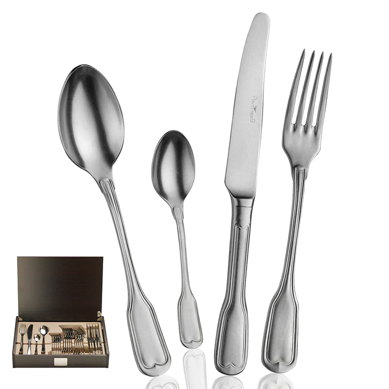 Vittoriale Servizio Posate In Acciaio Inox - Set 24 Pz - Image 11