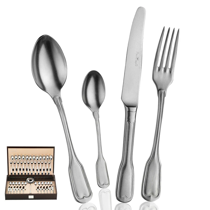 Vittoriale Servizio Posate In Acciaio Inox - Set 49 Pz - Image 5