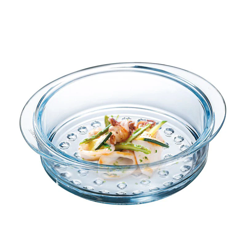 Classic Cestello Vapore Rotondo In Vetro Borosilicato