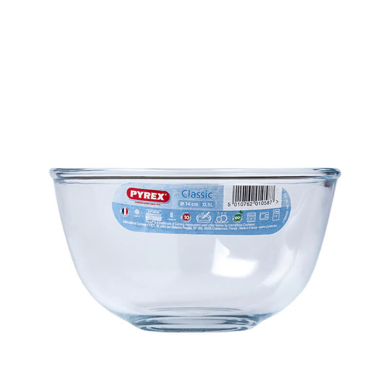 Classic Coppa Multiuso Rotonda In Vetro Borosilicato