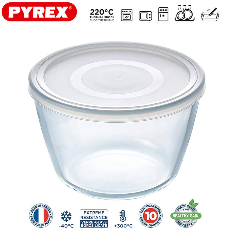 Cook & Freeze Contenitore Per Alimenti  Rotondo In Vetro Borosilicato - Image 4