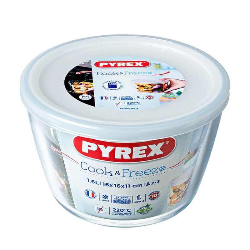 Cook & Freeze Contenitore Per Alimenti  Rotondo In Vetro Borosilicato - Image 9