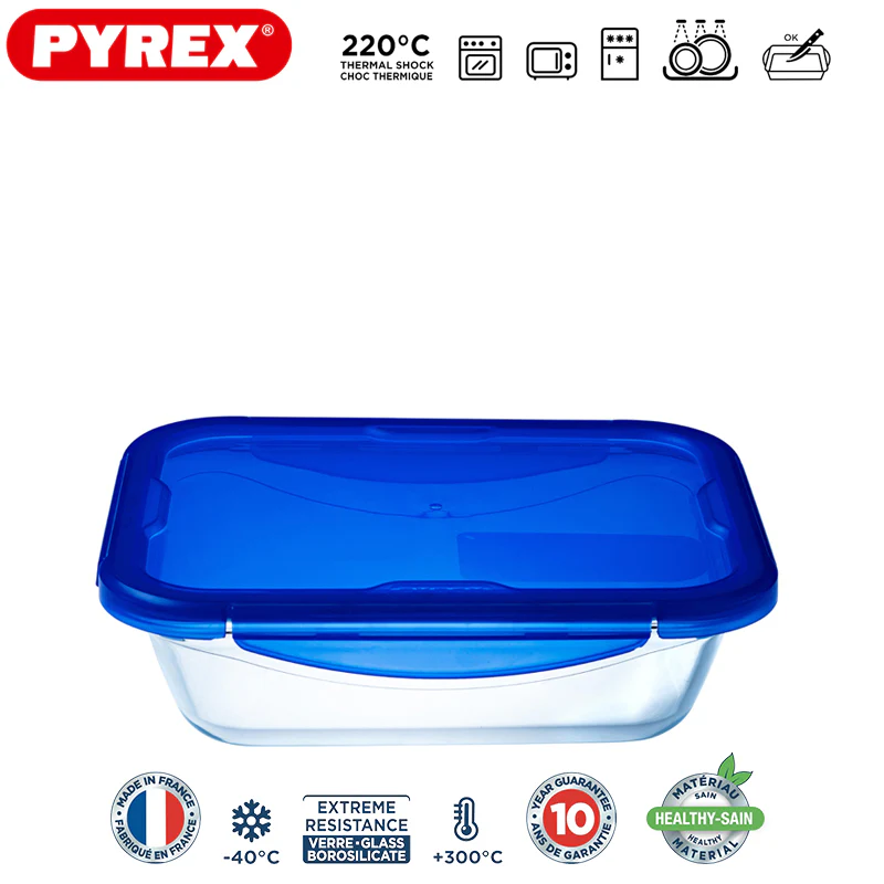 Cook & Go Contenitore Per Alimenti Ermetico Rettangolare In Vetro Borosilicato - Image 5