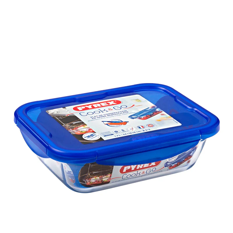 Cook & Go Contenitore Per Alimenti Ermetico Rettangolare In Vetro Borosilicato - Image 6