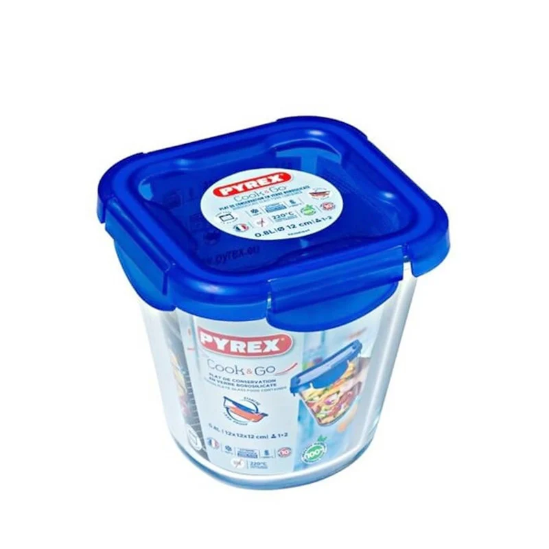 Cook & Go Contenitore Per Alimenti Ermetico Rotondo In Vetro Borosilicato - Image 11