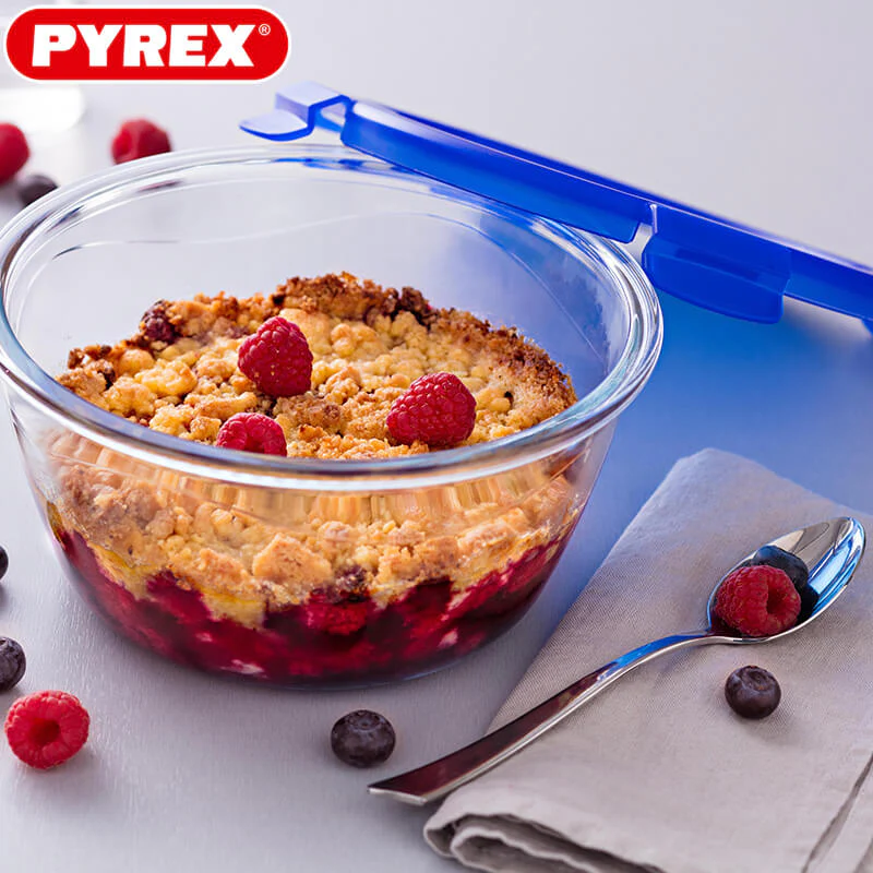Cook & Go Contenitore Per Alimenti Ermetico Rotondo In Vetro Borosilicato - Image 3