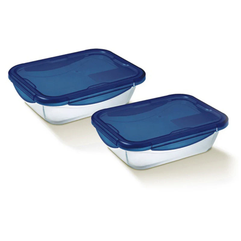 Cook & Go Set Contenitori Per Alimenti In Vetro Borosilicato - Set 2 Pz - Image 2